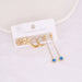 Wholesale alloy eye stud earrings set JDC-ES-Bingm011 Earrings 冰萌 5# Wholesale Jewelry JoyasDeChina Joyas De China