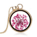 Wholesale Alloy Fashion Dried Flower Transparent Necklace JDC-NE-YinH009 Necklaces 颖皓 150N67 Wholesale Jewelry JoyasDeChina Joyas De China