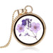 Wholesale Alloy Fashion Dried Flower Transparent Necklace JDC-NE-YinH009 Necklaces 颖皓 150N68 Wholesale Jewelry JoyasDeChina Joyas De China