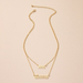 Wholesale alloy fashion letter necklace JDC-NE-AYN118 NECKLACE JoyasDeChina Wholesale Jewelry JoyasDeChina Joyas De China