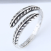 Bulk Jewelry Wholesale alloy feather opening rings JDC-RS-wy021 Wholesale factory from China YIWU China