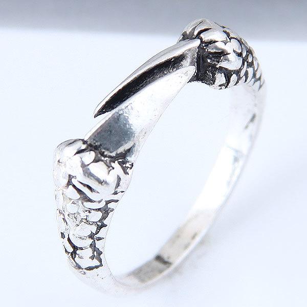 Bulk Jewelry Wholesale alloy  feather opening rings JDC-RS-wy024 Wholesale factory from China YIWU China