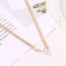 Wholesale Alloy Fish Bone Necklace JDC-NE-E311 NECKLACE 奈珠 Wholesale Jewelry JoyasDeChina Joyas De China