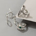 Wholesale alloy five-piece emerald serpentine ring JDC-RS-C330 Rings 咏歌 Wholesale Jewelry JoyasDeChina Joyas De China