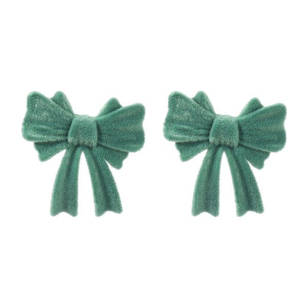 Wholesale alloy flannel bow earrings JDC-ES-JL755 Earrings 氿乐 Wholesale Jewelry JoyasDeChina Joyas De China