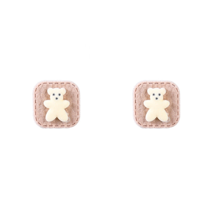 Wholesale alloy flannel square earrings JDC-ES-JL823 Earrings 氿乐 Wholesale Jewelry JoyasDeChina Joyas De China