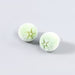 Wholesale alloy flannel square earrings JDC-ES-JL823 Earrings 氿乐 green Wholesale Jewelry JoyasDeChina Joyas De China