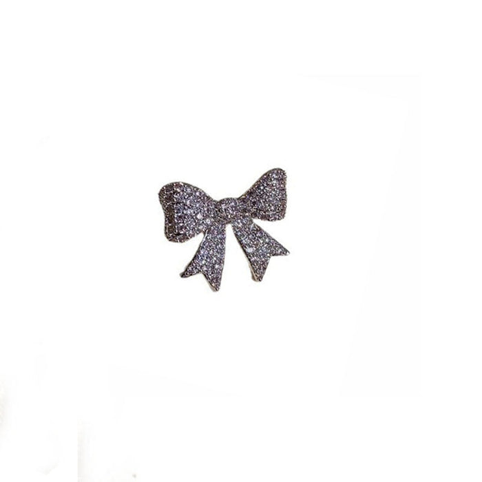 Wholesale Alloy Flash Diamond Bowknot Ear Clip JDC-ES-XuF023 Earrings 旭帆 A Wholesale Jewelry JoyasDeChina Joyas De China