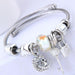 Bulk Jewelry Wholesale alloy flash diamond star moon key lock bracelet JDC-BT-wy076 Wholesale factory from China YIWU China