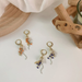 Wholesale alloy flower color Earrings JDC-ES-MS180 Earrings JoyasDeChina Wholesale Jewelry JoyasDeChina Joyas De China