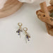 Wholesale alloy flower color Earrings JDC-ES-MS180 Earrings JoyasDeChina B blue Wholesale Jewelry JoyasDeChina Joyas De China