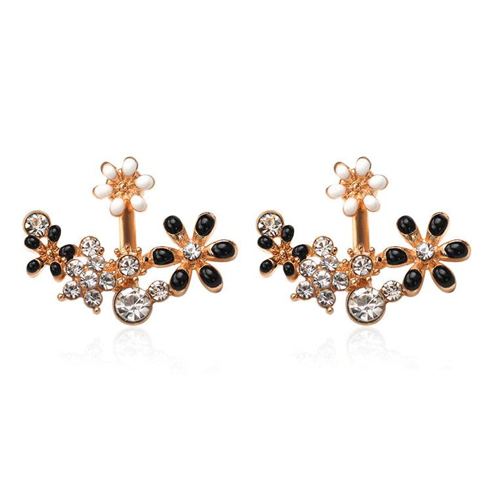 Bulk Jewelry Wholesale alloy flower Diamond Earrings JDC-ES-MH015 Wholesale factory from China YIWU China