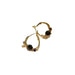 Wholesale alloy flower gold earrings JDC-ES-BY074 Earrings 宝钰 Wholesale Jewelry JoyasDeChina Joyas De China