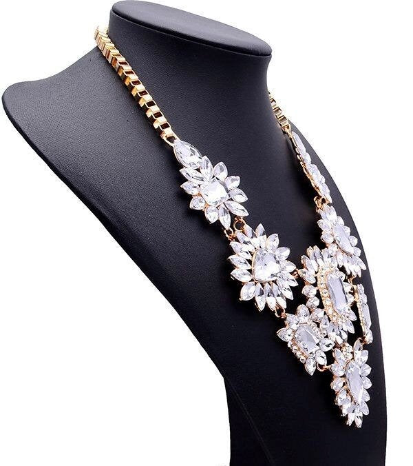 Wholesale Alloy flower necklace JDC-NE-JQ135 NECKLACE 佳琪 Wholesale Jewelry JoyasDeChina Joyas De China