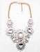 Wholesale Alloy flower necklace JDC-NE-JQ135 NECKLACE 佳琪 white Wholesale Jewelry JoyasDeChina Joyas De China