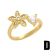 Wholesale alloy flower ring JDC-RS-AS312 Rings 翱昇 Wholesale Jewelry JoyasDeChina Joyas De China
