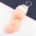 Bulk Jewelry Wholesale alloy fluffy cute fox Keychains JDC-KC-CL007 Wholesale factory from China YIWU China