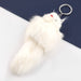 Bulk Jewelry Wholesale alloy fluffy cute fox Keychains JDC-KC-CL007 Wholesale factory from China YIWU China