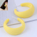 Wholesale alloy fluorescent candy earrings JDC-ES-wy004 Earrings JoyasDeChina Yellow Wholesale Jewelry JoyasDeChina Joyas De China