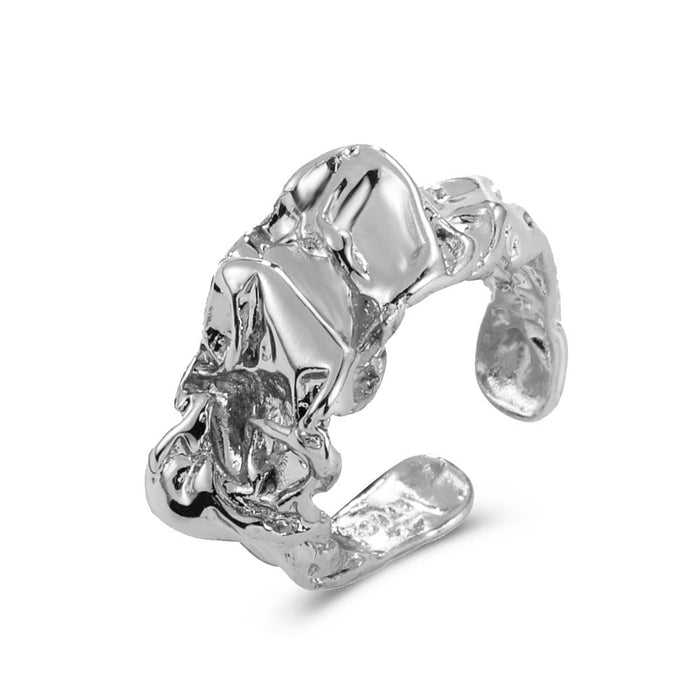 Wholesale alloy fold irregular rings JDC-RS-A089 Rings 妙雅 KA-360 adjustable Wholesale Jewelry JoyasDeChina Joyas De China