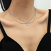 Bulk Jewelry Wholesale alloy French heart pendant necklaces JDC-NE-A368 Wholesale factory from China YIWU China