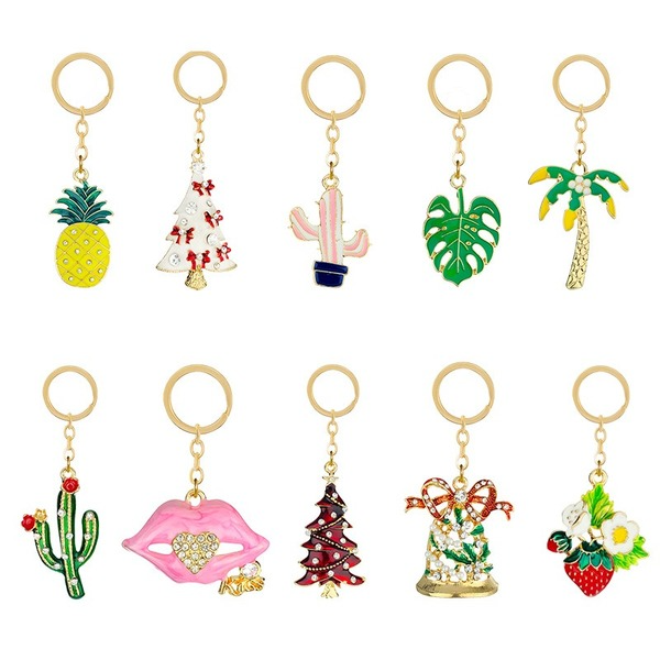 Wholesale alloy fruit keychain MOQ≥10 JDC-KC-YZ010 Keychains 永泽 Wholesale Jewelry JoyasDeChina Joyas De China