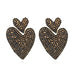 Wholesale alloy full Diamond Heart Earrings JDC-ES-MY173 Earrings 曼茵 Wholesale Jewelry JoyasDeChina Joyas De China