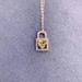 Wholesale Alloy Full Rhinestone Heart Lock Pendant JDC-CS-ZhenR005 charms 臻荣 Wholesale Jewelry JoyasDeChina Joyas De China