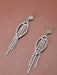 Wholesale alloy full Rhinestone long earrings JDC-ES-Bis009 Earrings 碧莎 Wholesale Jewelry JoyasDeChina Joyas De China