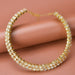 Wholesale alloy full Rhinestone necklace JDC-NE-Bis015 NECKLACE 碧莎 Wholesale Jewelry JoyasDeChina Joyas De China