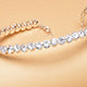 Wholesale alloy full Rhinestone necklace JDC-NE-Bis015 NECKLACE 碧莎 silver-2 Wholesale Jewelry JoyasDeChina Joyas De China