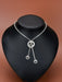 Wholesale alloy full Rhinestone simple necklace JDC-NE-Bis003 NECKLACE 碧莎 Wholesale Jewelry JoyasDeChina Joyas De China