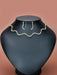 Wholesale alloy full rhinestone wave line necklace JDC-NE-Bis004 NECKLACE 碧莎 Wholesale Jewelry JoyasDeChina Joyas De China