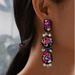 Bulk Jewelry Wholesale alloy gem long earrings JDC-ES-YN015 Wholesale factory from China YIWU China