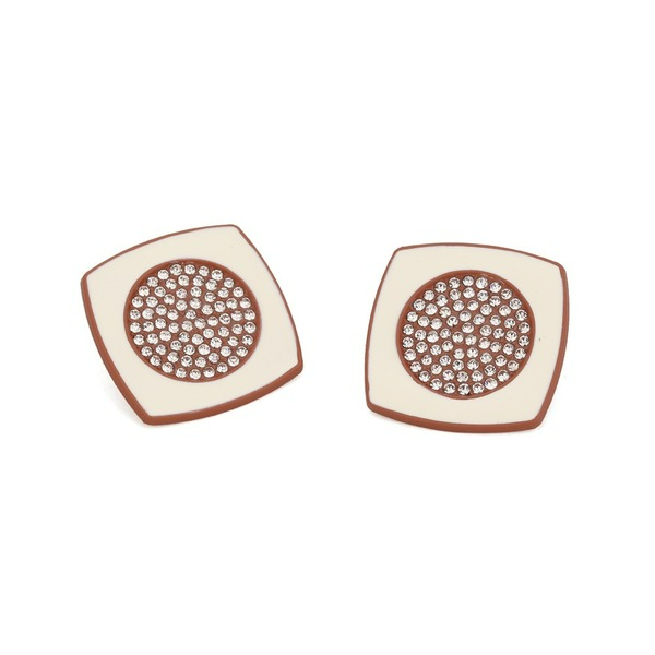 Wholesale alloy geometric alloy oil dripping diamond Button Earrings JDC-ES-MY156 Earrings JoyasDeChina Wholesale Jewelry JoyasDeChina Joyas De China