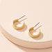 Wholesale alloy geometric Earrings JDC-ES-AYN370 Earrings JoyasDeChina E2137- dark grey. Wholesale Jewelry JoyasDeChina Joyas De China