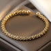 Wholesale alloy geometric Gold Circle Bracelet JDC-BT-YWJQ005 Bracelet 义乌精巧 golden Wholesale Jewelry JoyasDeChina Joyas De China