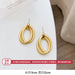 Wholesale alloy geometric gold earrings JDC-ES-BY017 Earrings 宝钰 1 Wholesale Jewelry JoyasDeChina Joyas De China