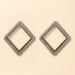 Wholesale alloy geometric hollow earrings JDC-ES-C443 Earrings 咏歌 18318 Wholesale Jewelry JoyasDeChina Joyas De China