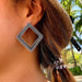 Wholesale alloy geometric hollow earrings JDC-ES-C443 Earrings 咏歌 Wholesale Jewelry JoyasDeChina Joyas De China