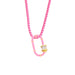 Wholesale alloy geometric necklace JDC-NE-AS382 NECKLACE 翱昇 pink Wholesale Jewelry JoyasDeChina Joyas De China