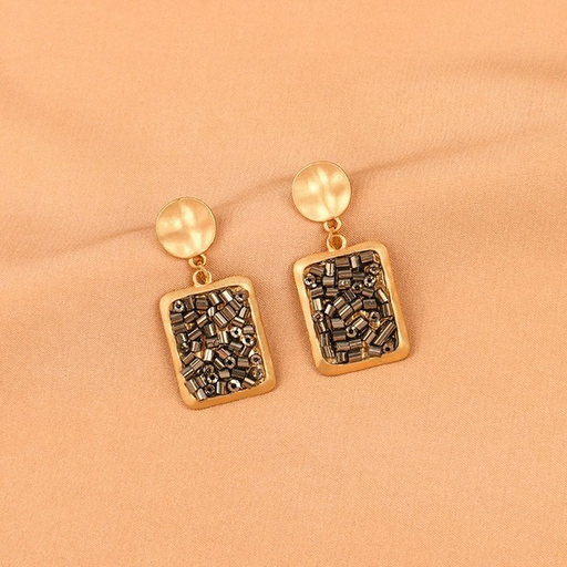 Wholesale alloy geometric Rhinestone Earrings JDC-ES-GSLSY014 Earrings JoyasDeChina Wholesale Jewelry JoyasDeChina Joyas De China