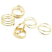 Wholesale alloy geometric ring set JDC-RS-A102 Rings 妙雅 Wholesale Jewelry JoyasDeChina Joyas De China
