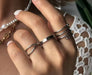 Wholesale alloy geometric ring set JDC-RS-A102 Rings 妙雅 Wholesale Jewelry JoyasDeChina Joyas De China