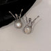 Wholesale alloy geometric Silver Earrings JDC-ES-BY078 Earrings 宝钰 Sliver Wholesale Jewelry JoyasDeChina Joyas De China