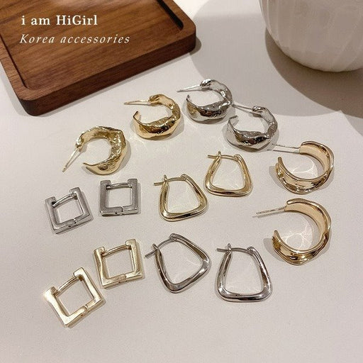 Wholesale alloy geometric solid color Earrings JDC-ES-BY-023 Earrings 宝钰 Wholesale Jewelry JoyasDeChina Joyas De China
