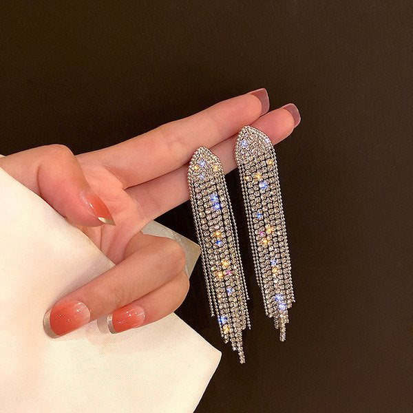 Wholesale alloy geometric Triangular Silver Earrings JDC-ES-BY012 Earrings 宝钰 Wholesale Jewelry JoyasDeChina Joyas De China