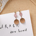 Bulk Jewelry Wholesale Alloy girl brown acrylic plush earrings JDC-ES-MS005 Wholesale factory from China YIWU China