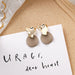 Wholesale Alloy girl brown acrylic plush earrings JDC-ES-MS005 Earrings JoyasDeChina 46#10021E Wholesale Jewelry JoyasDeChina Joyas De China