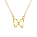 Bulk Jewelry Wholesale alloy glass butterfly Necklaces JDC-NE-RXD002 Wholesale factory from China YIWU China